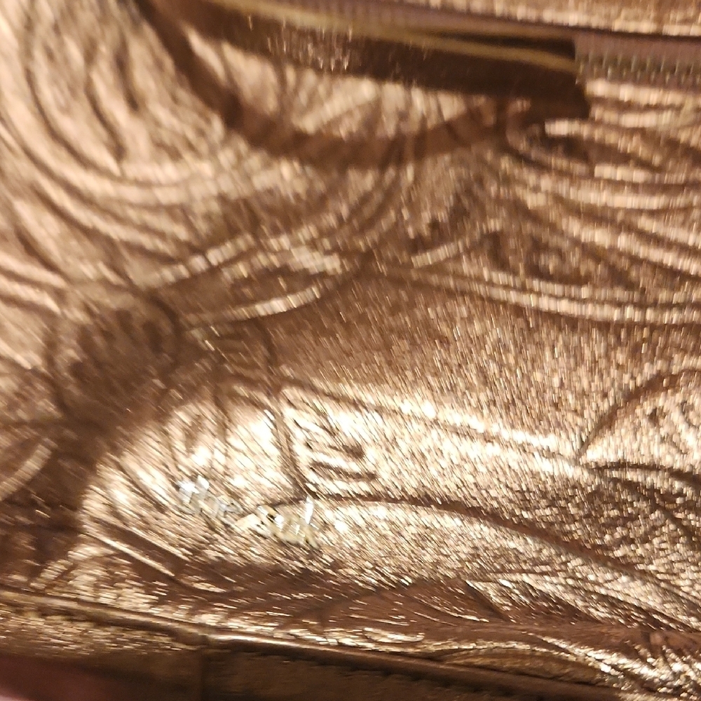 The Sak Metallic Brown Floral Crossbody Bag - Picture 16 of 17